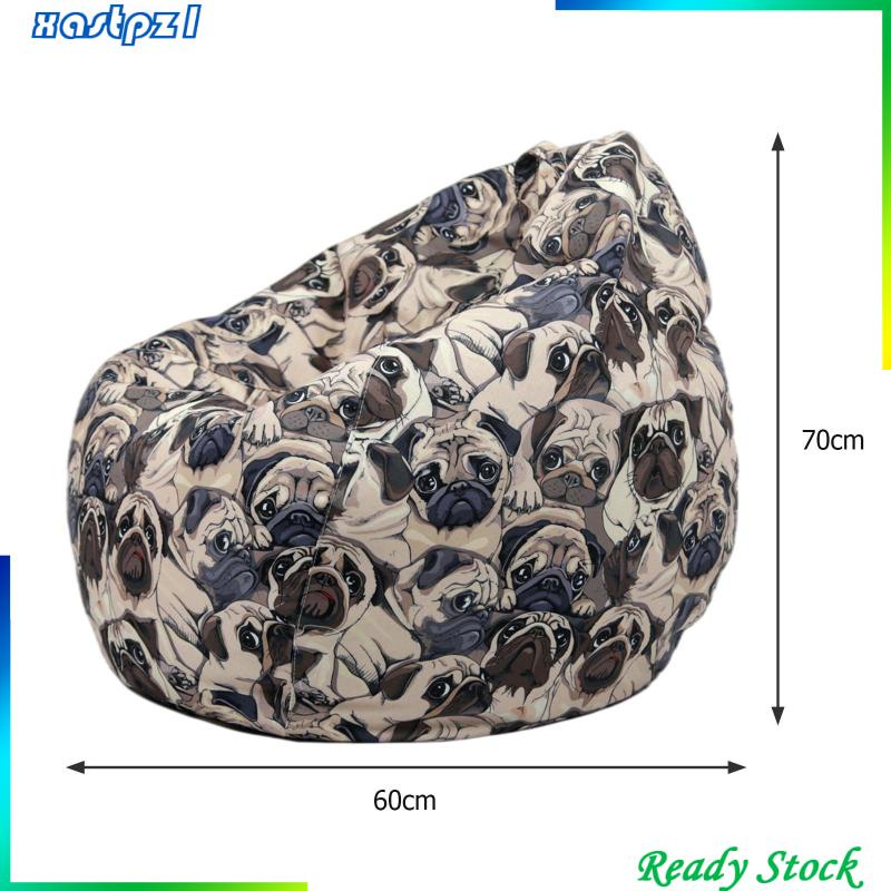 Animal Print beanbag Chair Cover Kids Soft Sofa Sack Teens Cat Shopee