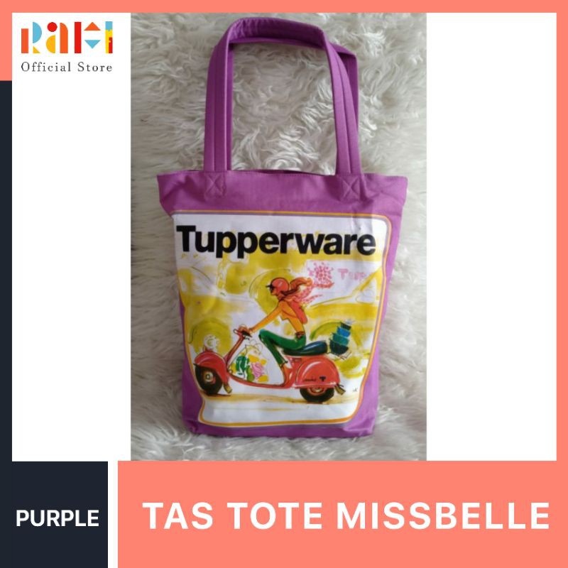 Tupperware Missbelle Original Tote Bag - Purple | Shopee Philippines