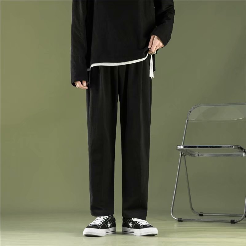 【S-3XL】Men'S Summer Ins Trend Loose Straight Tube Wide Leg Student ...