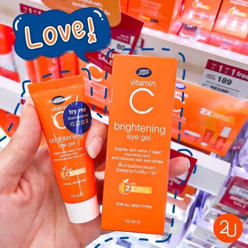 BOOTS VITAMIN C Brightening Eye Gel 15 Ml. Shopee Philippines