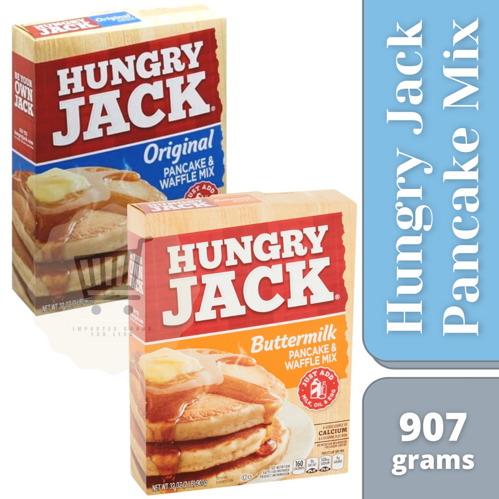 Hungry Jack Original/Buttermilk Pancake & Waffle Mix, 907g Shopee