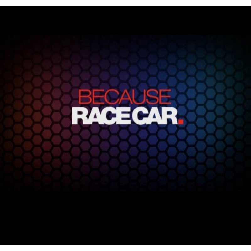 Because Race Car Sticker | Shopee Philippines