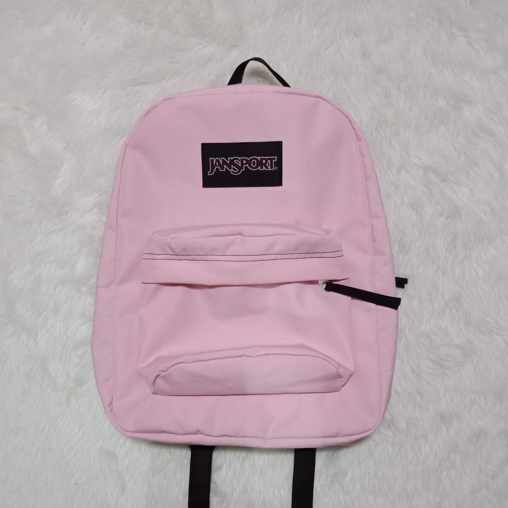 Light pink on sale jansport backpack