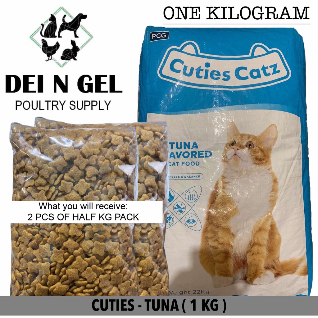 CUTIES CAT FOOD TUNA FLAVOR 1 KILOGRAM Shopee Philippines