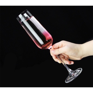 240ml champagne red crystal stemed goblet wine glass for weding