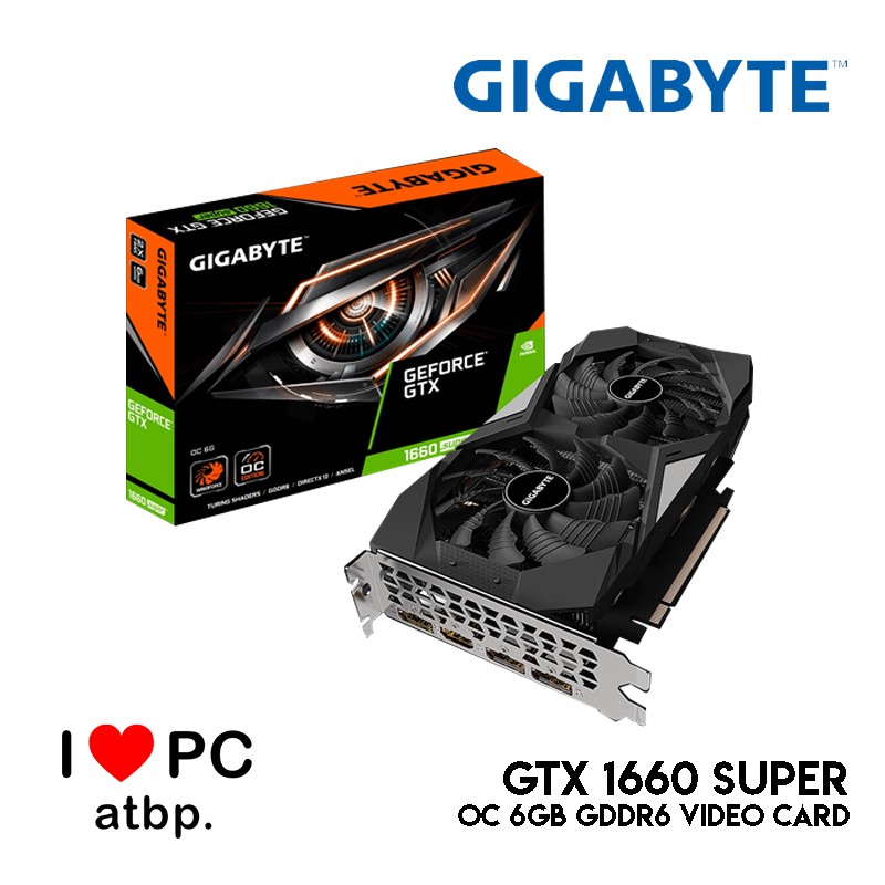 Gigabyte GTX 1660 Super OC 6GB GDDR6 Video Card (GV-N166SOC-6GD