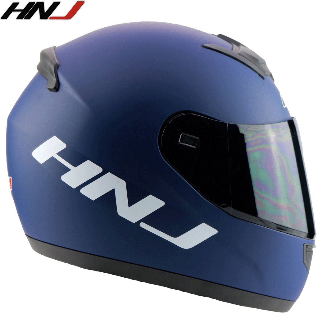 Hnj A F Men S Full Face Motorcycle Helmet Single Visor Motor Women S Shopee