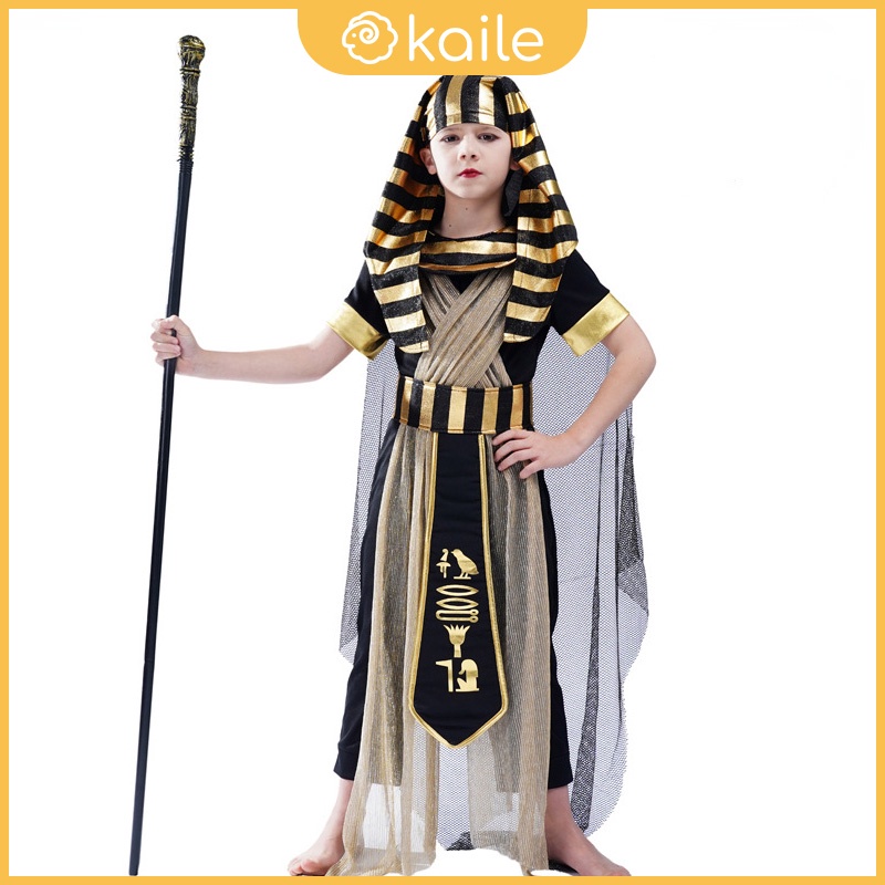 [3-12 Years Old Children] Role-Playing Costume⚡️Egyptian Pharaoh ...