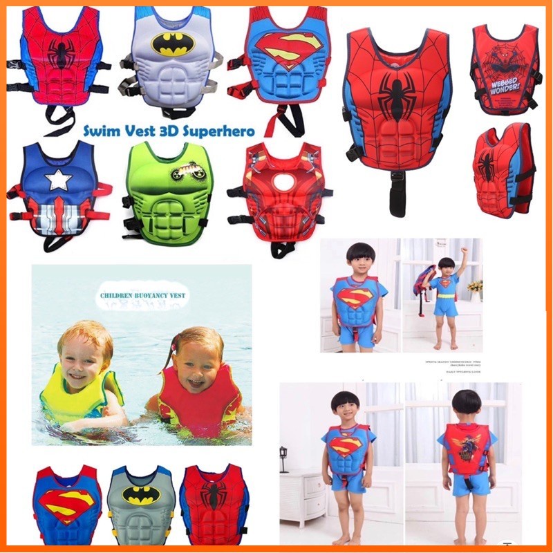 [Local Stock]New children's life jackets water buoyancy drifting vest ...