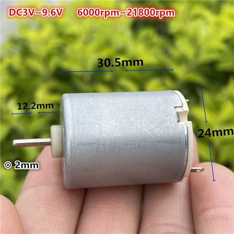 Brand new 280-2865 3V 6V 9V 12V 280 micro DC motor carbon brush strong ...