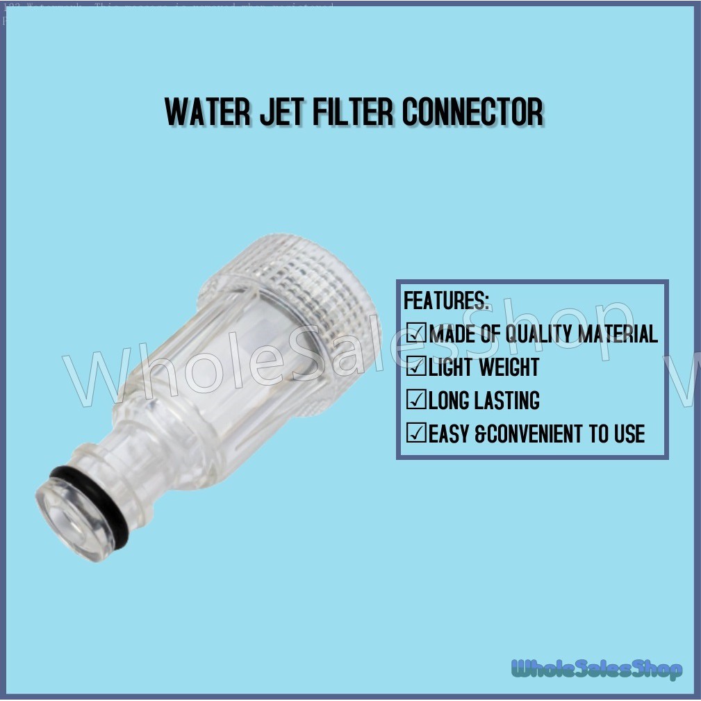 WATER JET FILTER CONNECTOR INLET KIT PRESSURE CLEANER INLET ADAPTOR