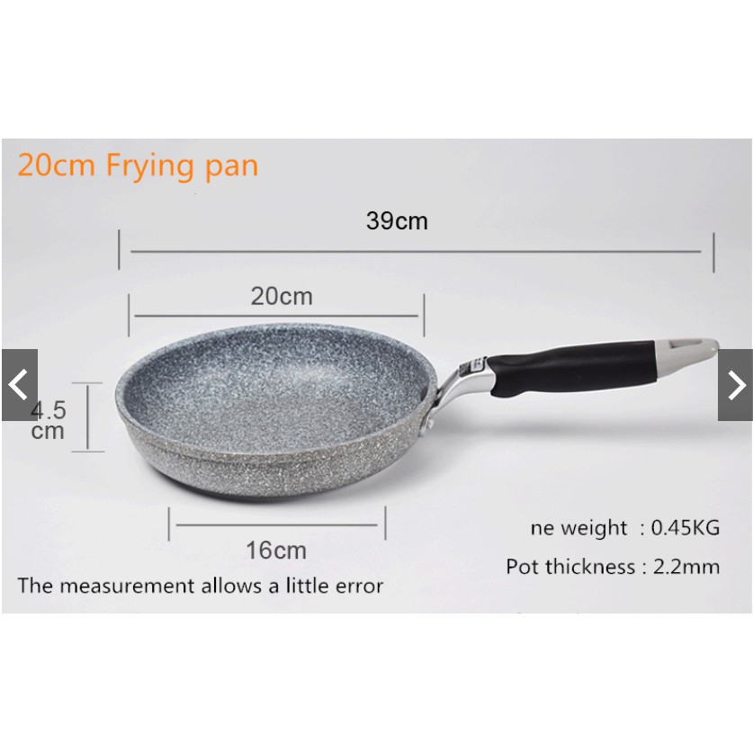 Japanese Style Maifanshi Non Stick Pan Forged Aluminum Non Stick Frying Pan Ceramic Coating 7954