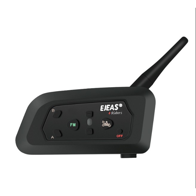 Ejeas V4 Pro Helmet Bluetooth 4 Riders Intercom 1200M Interphone