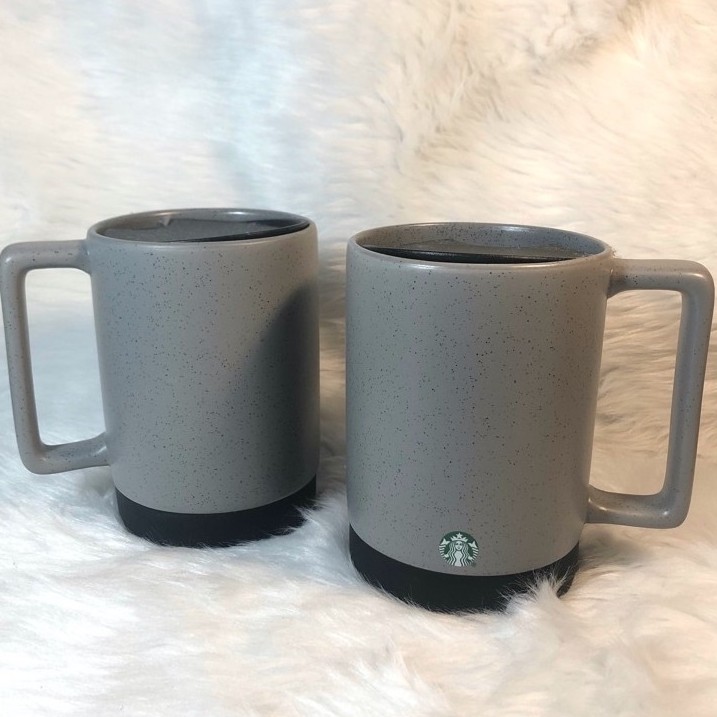 Gray Mottled Concrete Starbucks Us Released Ceramic Desktop Mug 14oz