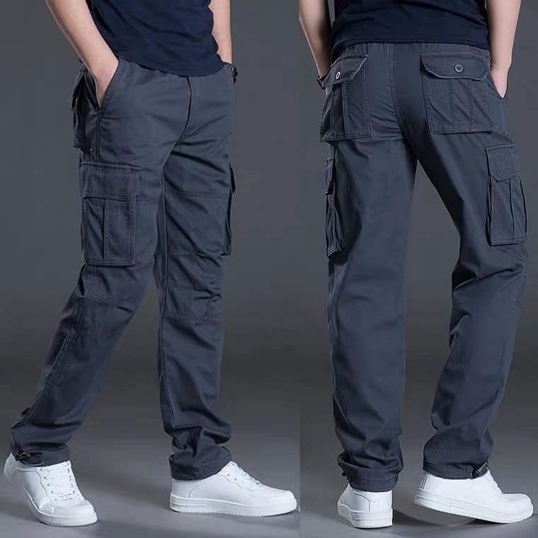 6 POCKETS CARGO PANTS UNISEX | Shopee Philippines