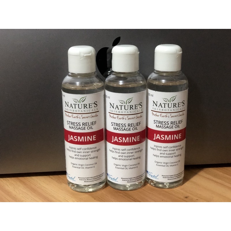 Jasmine Massage Oil Sensual 100Ml Nature’S Skin Botanicals Shopee
