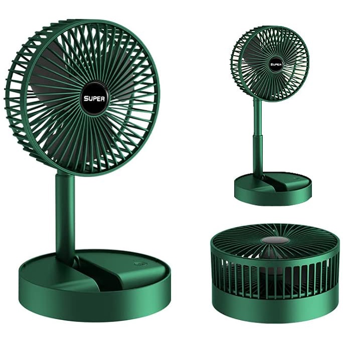 Portable Fan Rechargeable, Desk Fan, 2000mAh Battery Operated Fan, USB ...