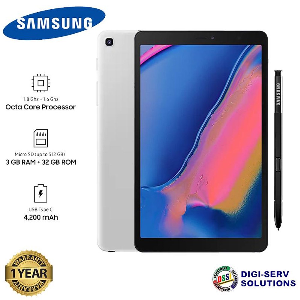 Samsung Galaxy Tab A Plus 8.0 (LTE) SM-P205 with S Pen, Octa Core  Processor, 3GB RAM/32GB ROM (Gray) | Shopee Philippines