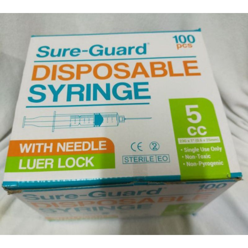 Disposable Syringe 5cc (100's/Box) | Shopee Philippines