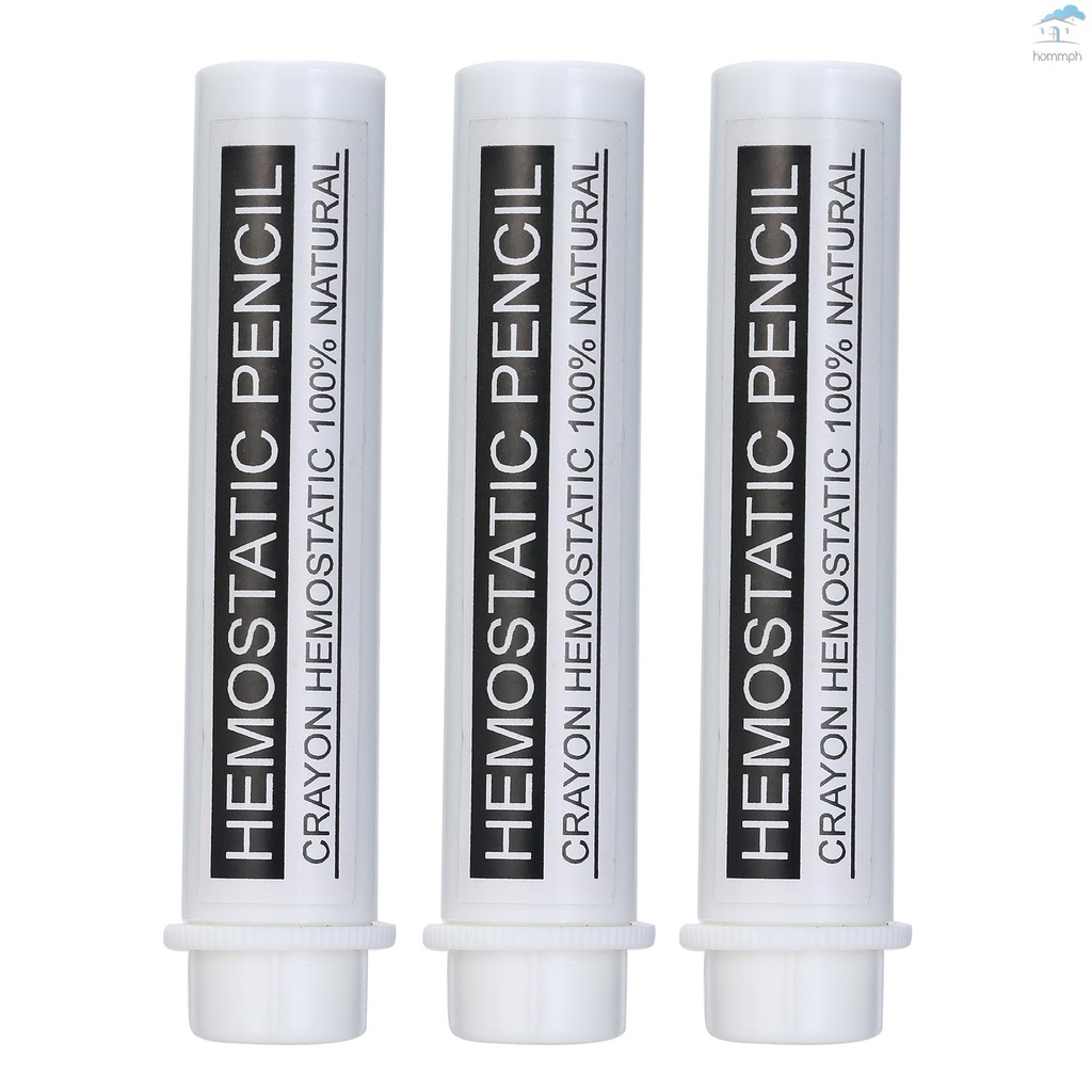 [HOM]3PCS Pen Type Styptic Pencils Set Bloodstone Stops Cuts Bleeding