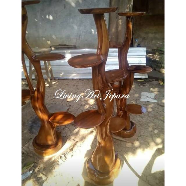 KAYU Wooden Leaf Rack | Shopee Philippines