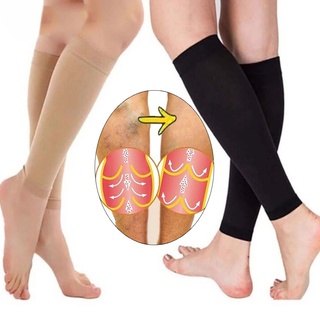 XXL Plus Size Calf Compression Sleeves Men & Women Wide Calf Leg Compression  Sleeves for Shin Splints Leg Pain Relief support - Perfect Calf Sleeves for  Varicose Veins Swelling Seniors Travel Sports
