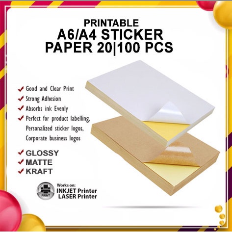 Shop matte sticker paper for Sale on Shopee Philippines