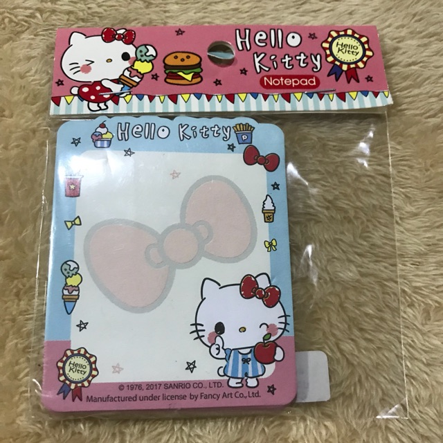 Hello Kitty Mini Notepad (Bow) | Shopee Philippines
