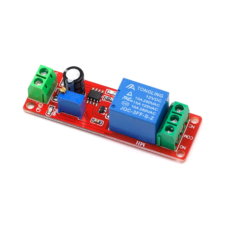 NE555 Timer Switch Adjustable Module Time delay relay Module DC 12V ...