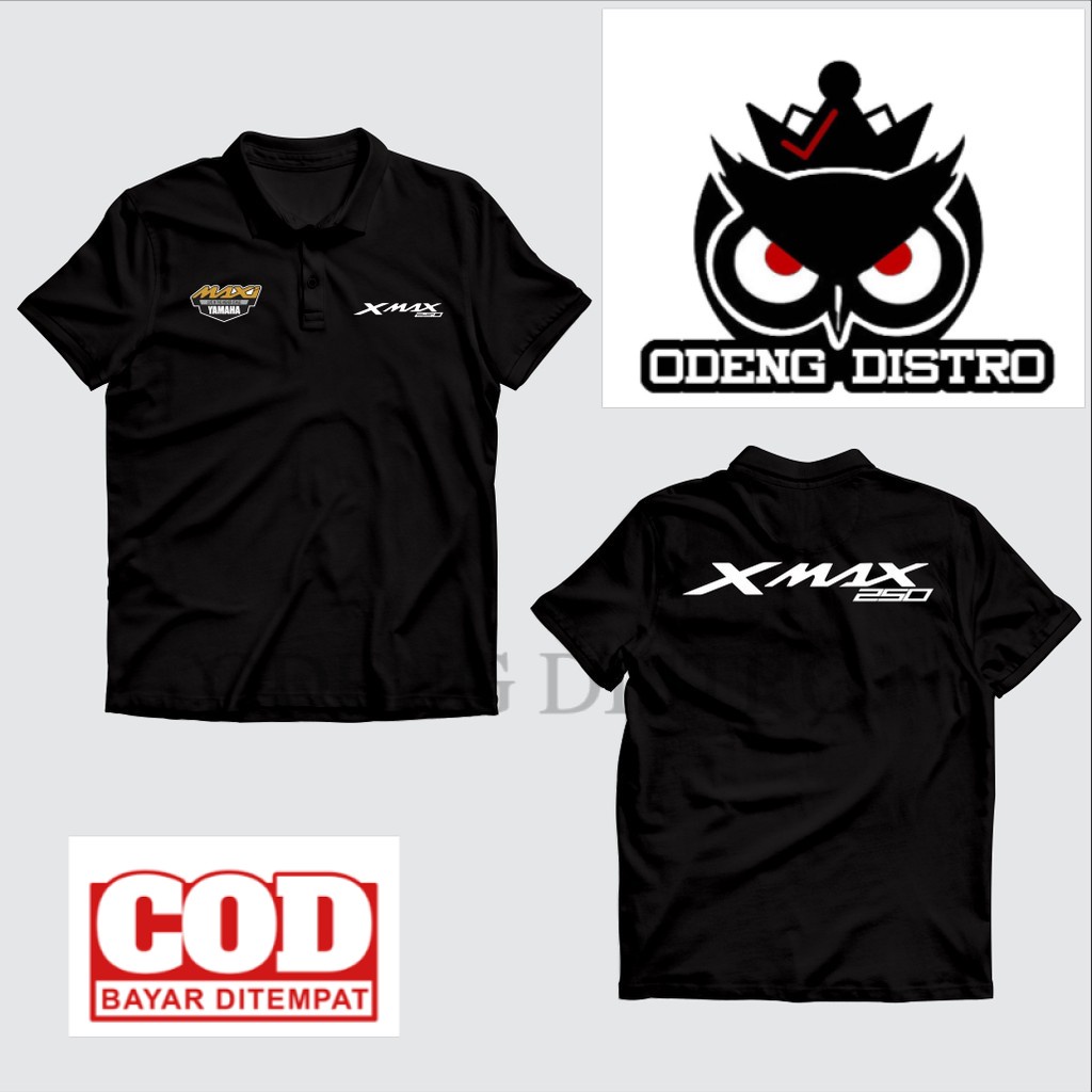 Polo Shirt Yamaha XMax 250 Logo Automotive T-Shirt Cool Collar Shirt ...