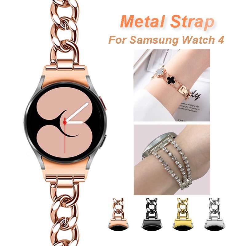  Watch Band Compatible with Samsung Galaxy Watch 6 Band 40mm  44mm Galaxy Watch 6 Classic 43mm Galaxy Watch 5 Band for Women Galaxy Watch  5 40mm 44mm Band Women's Jewelry Crystal