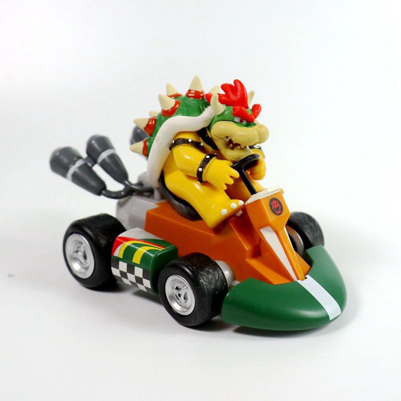 Super Mario Bro Figure Pull-Back Racers Kart Mario Luigi Yoshi Tode ...