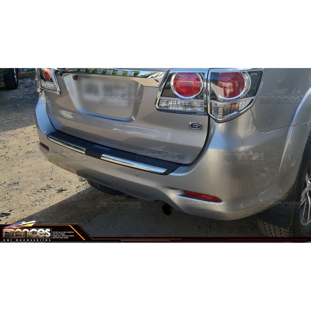 FORTUNER 2005-2026 REAR STEPSILL / REAR BUMPER PROTECTOR ( Fortuner ...