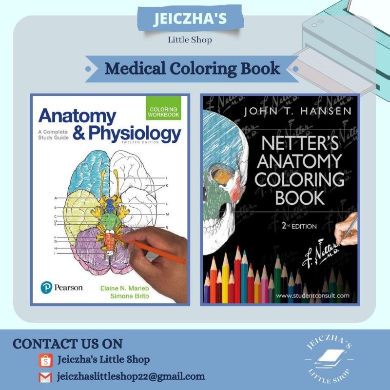 Netter's Anatomy Coloring Book, Anatomy & Physiology Coloring Work Book