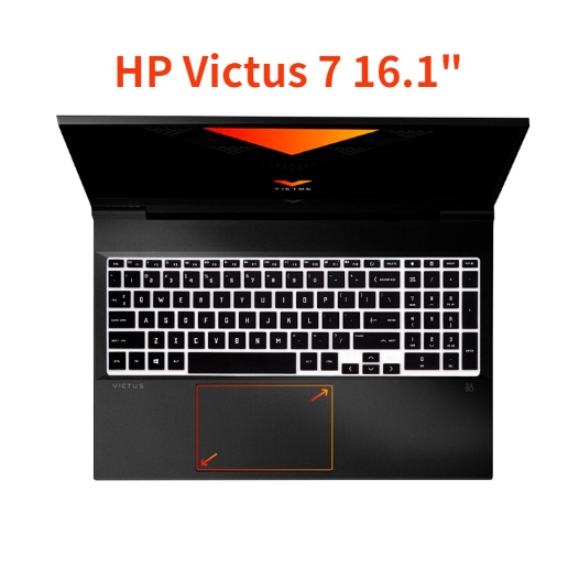 Silicone Laptop keyboard Cover For HP Victus 7 16.1"Gaming Laptop / HP