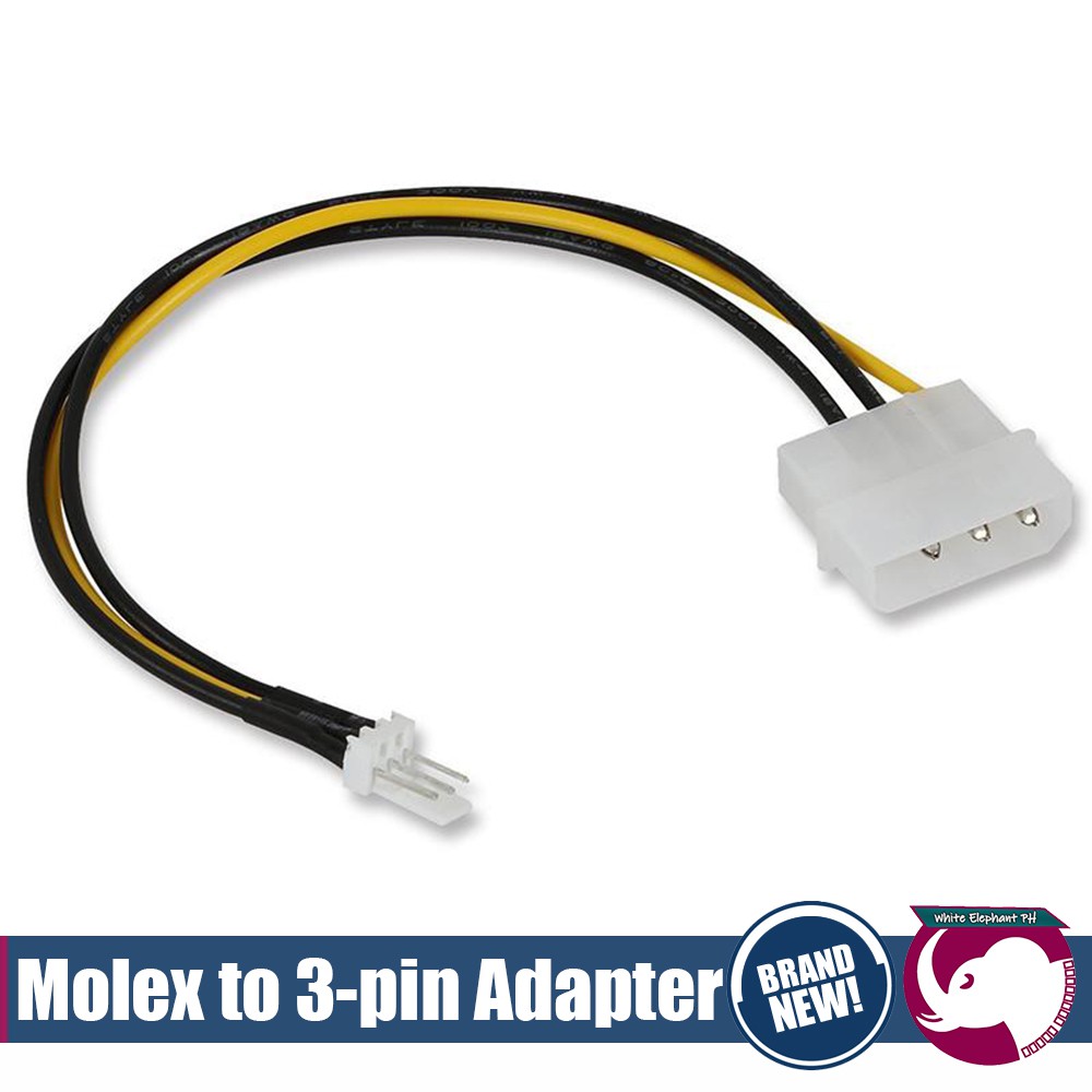 Molex To 3 Pin Fan Adapter Shopee Philippines 1077