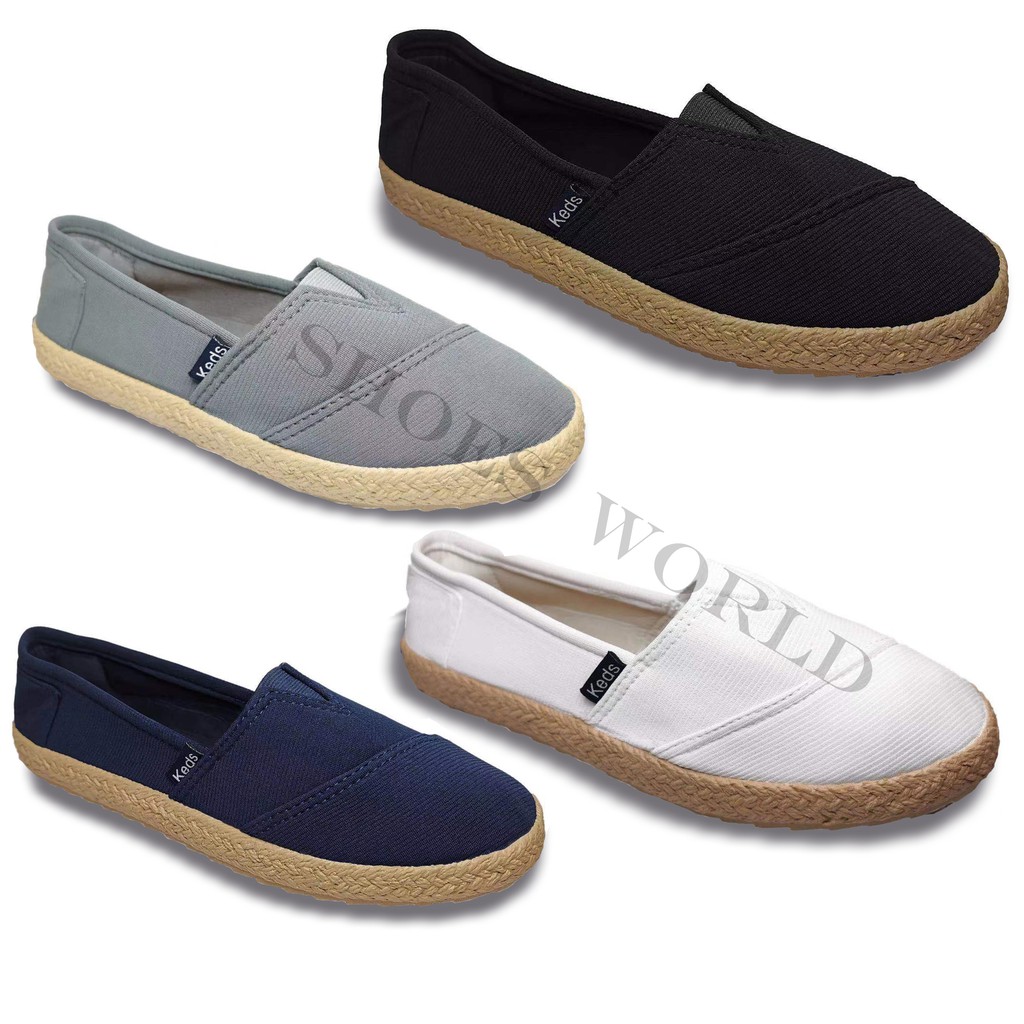 Korean Fishion canvas shoes espadrille low cut for women | Shopee ...