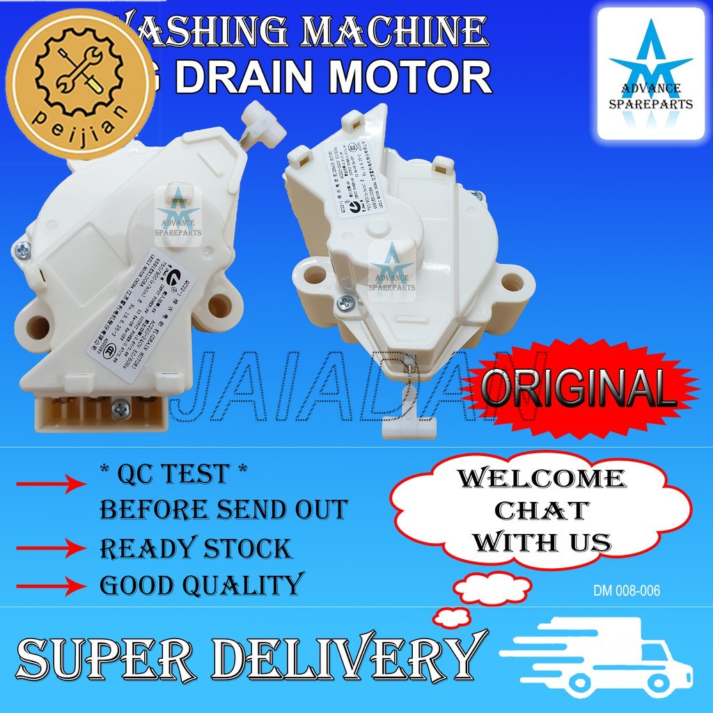 WFT700 WFCL700 , WFCL700V , WFCL850 LG WASHING MACHINE DRAIN MOTOR