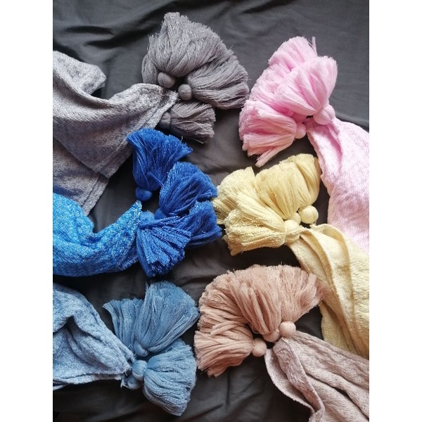 JUANA Inabel Trambia Pompom Throw Blanket / Sofa Drape / Bed Runner