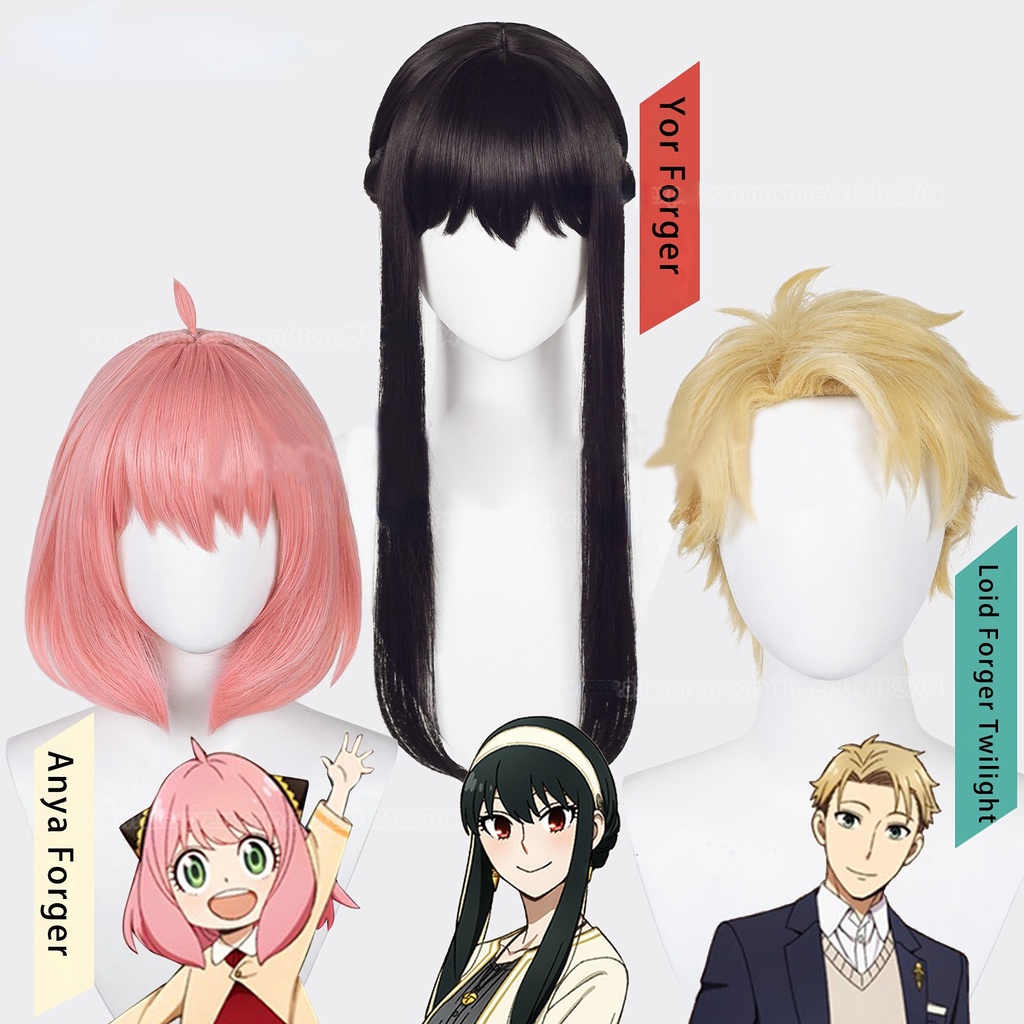 Accessori Cosplay SPY X Family Yor Forger - Parrucca E Armi In Plastica ABS, Con Orecchini - Foto 11