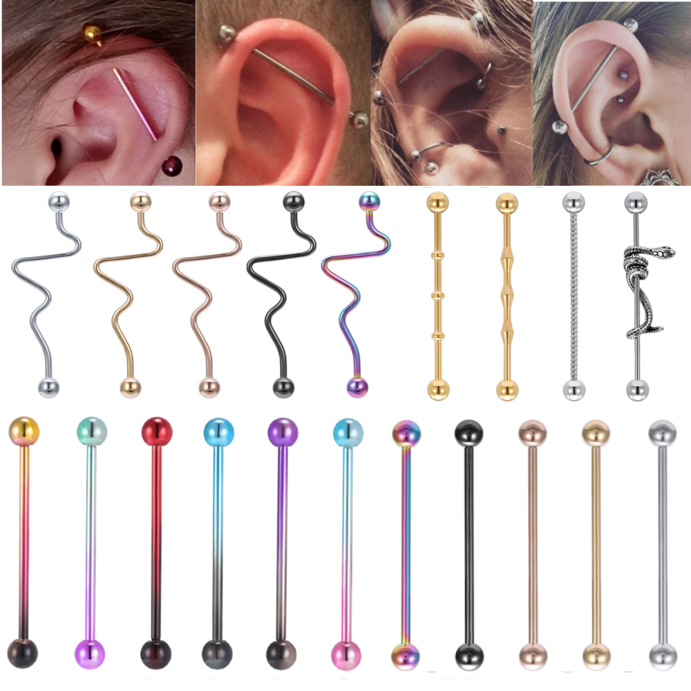 Industrial piercing store 2 rings