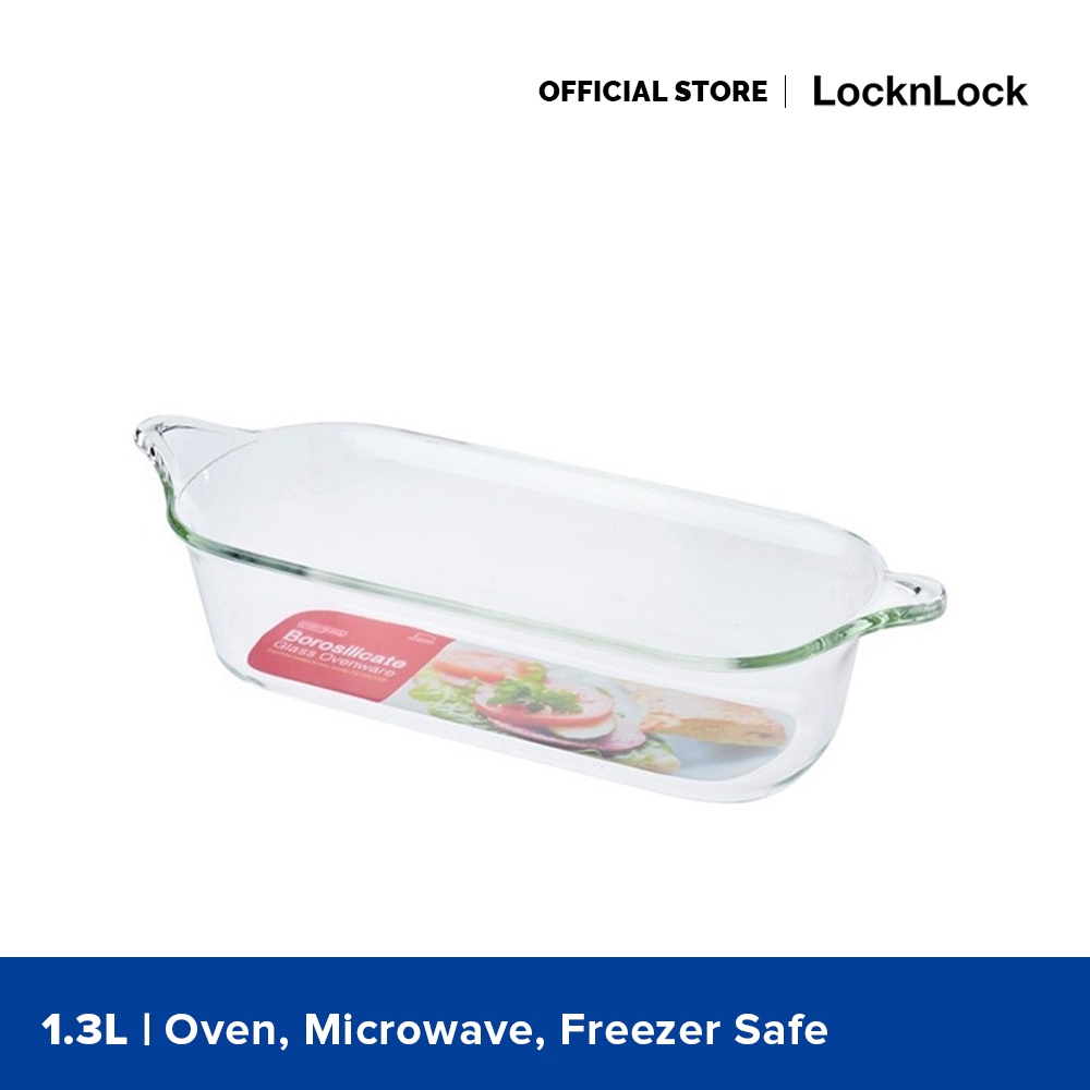 LocknLock Oven Safe Glass Pan Pound Cake Shopee Philippines