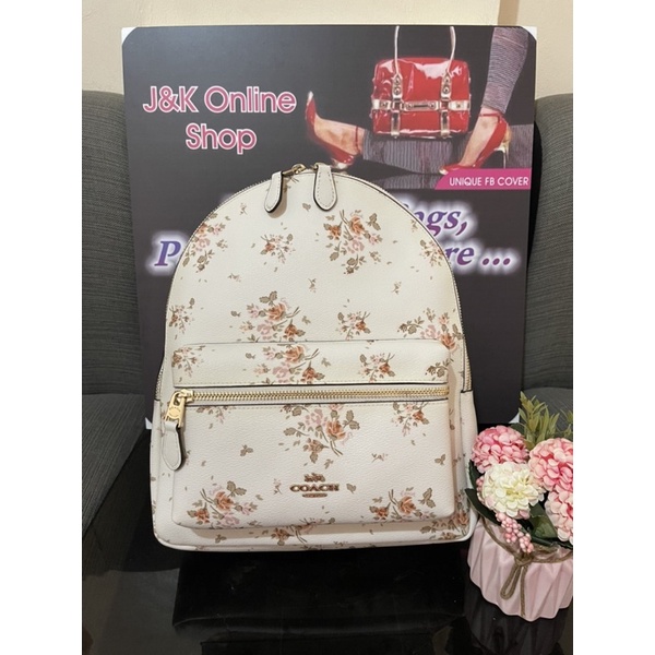 Coach best sale backpack flower