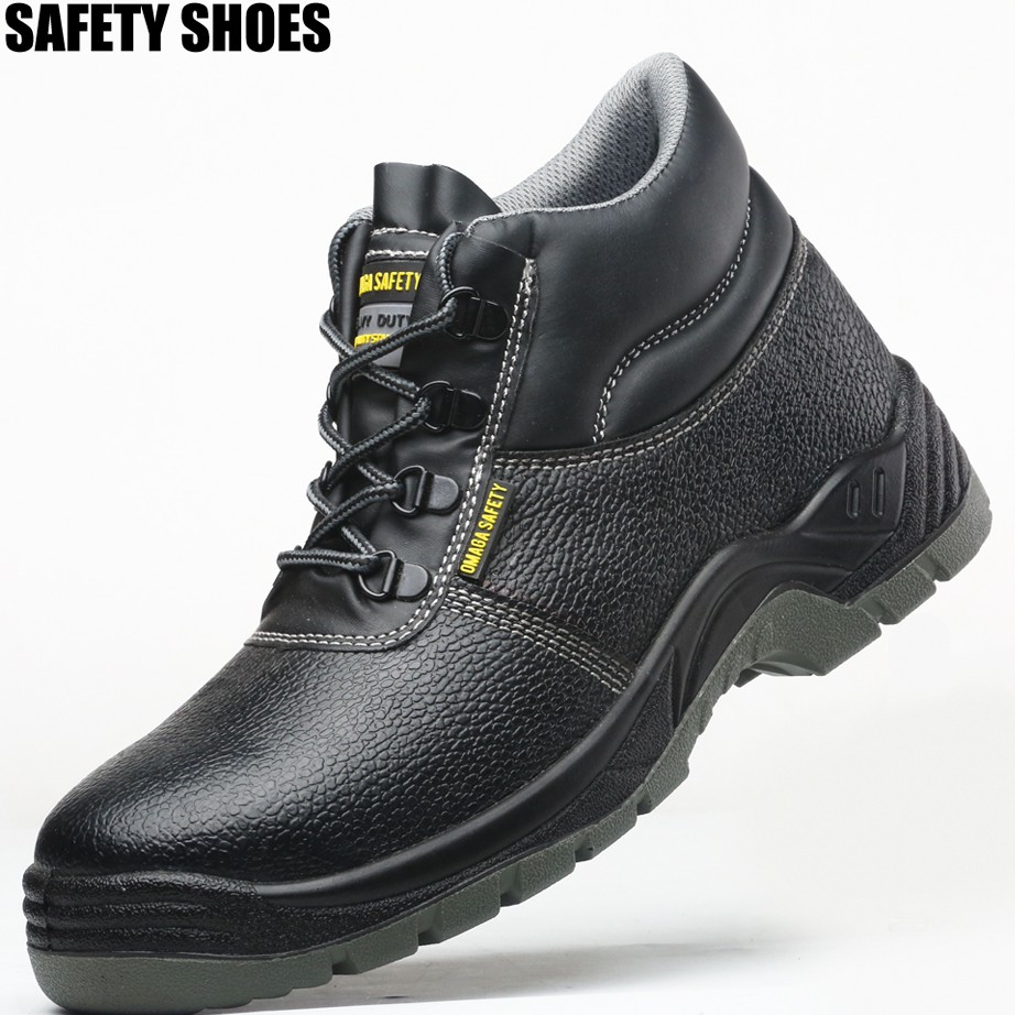 Bs-09 1606 082 Men's Breathable High Cut Steel Toe Cap Work Safety 