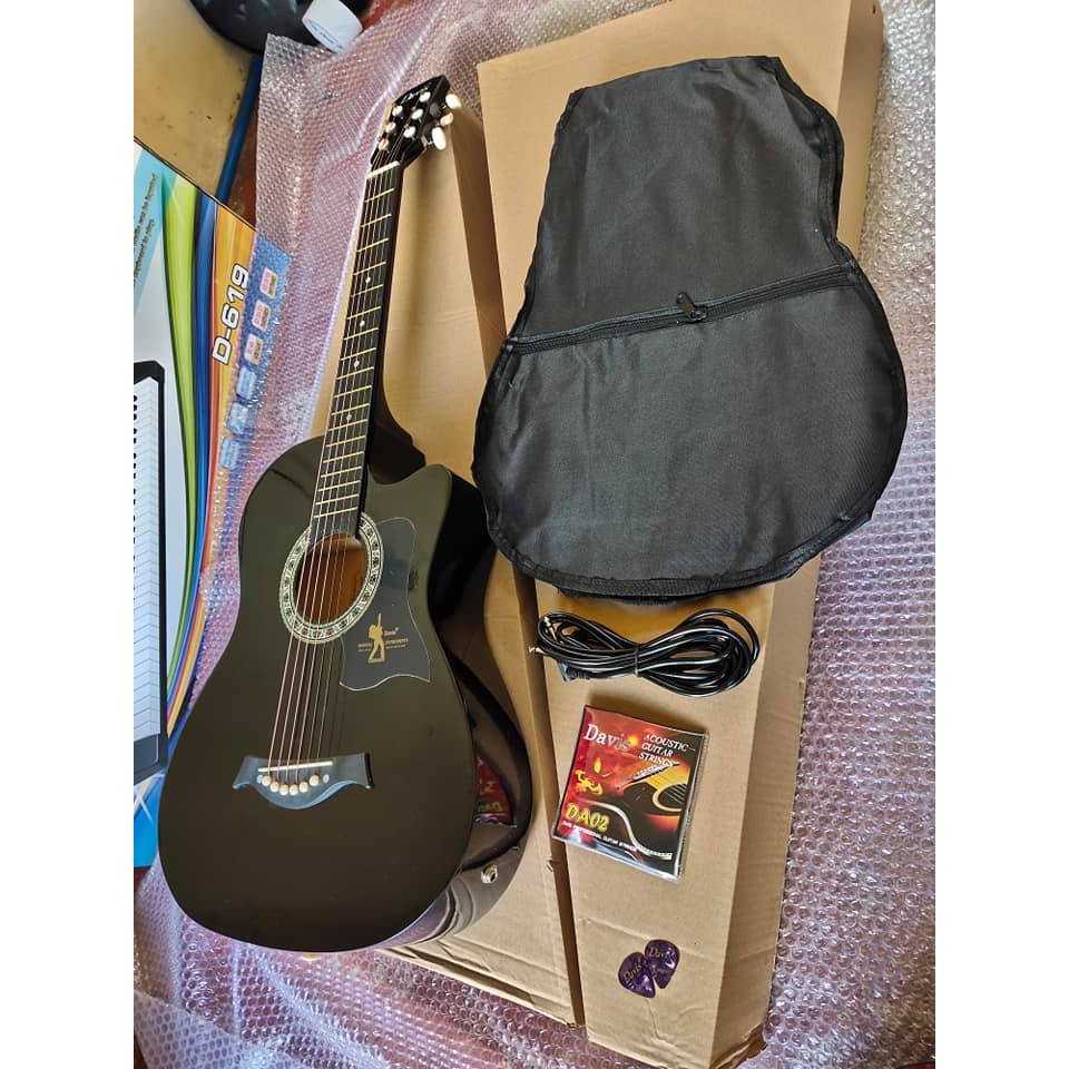 Davis JG38C Acoustic with Equalizer package) with cable for