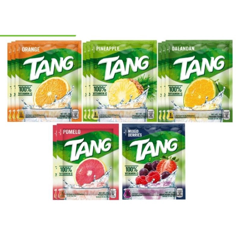 Tang Powder Juice Drink 25g Orange/Dalandan/Pineapple/Pomelo/Apple