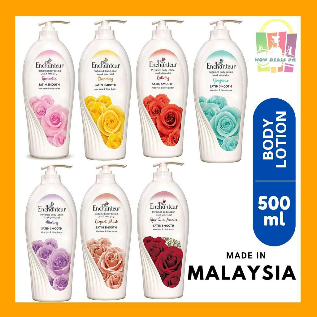 Enchanteur Perfumed Body Lotion Options 500ML & 250ML IMPORTED FROM DUBAI,UAE Shopee Philippines