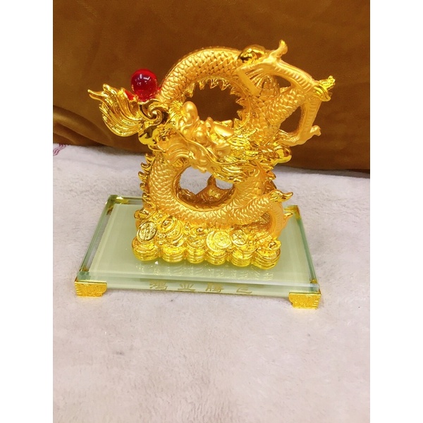 gold dragon infinity 8 with ruby stone fengshui | Shopee Philippines
