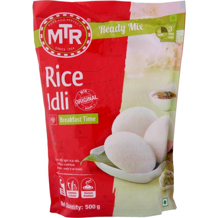 MTR Rice Idli Ready Mix South Indian Steamed Rice Cake From India (500g ...
