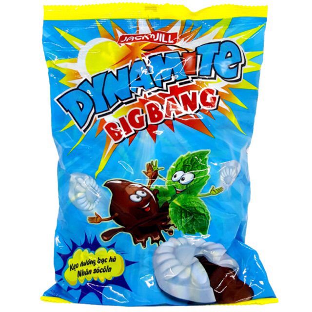 Dynamite candy mint flavor with Big bang chocolate 330gr pack | Shopee ...